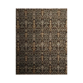 8x10 Hand Knotted Tibetan 100% Wool  Transitional  Oriental Area Rug Brown,Slate Color
